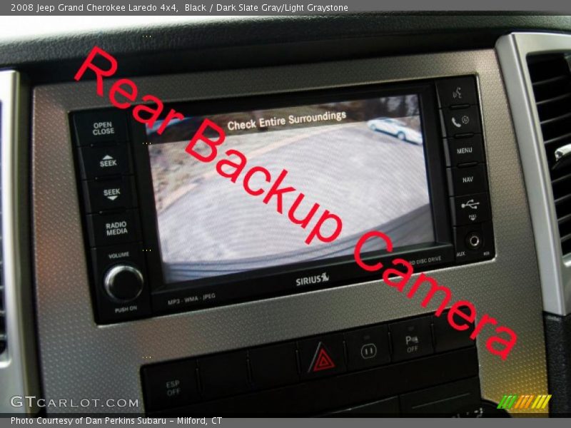 Black / Dark Slate Gray/Light Graystone 2008 Jeep Grand Cherokee Laredo 4x4