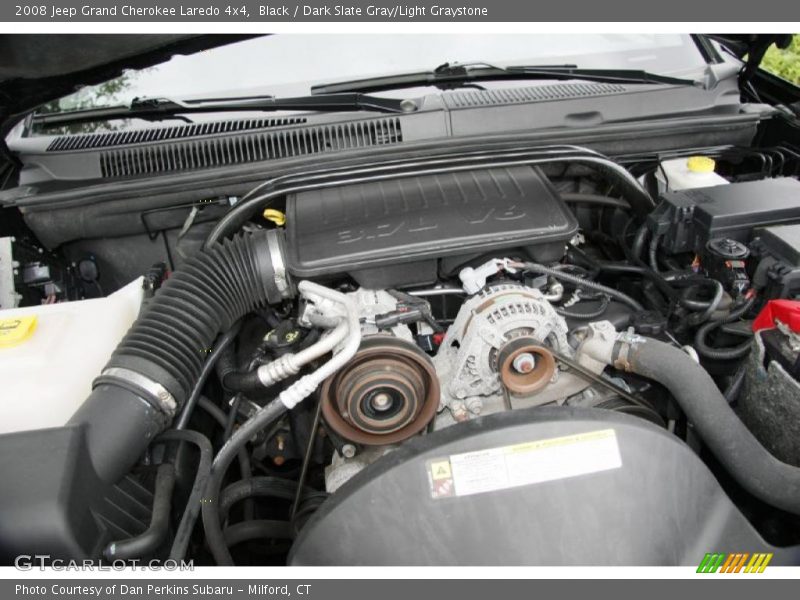 Black / Dark Slate Gray/Light Graystone 2008 Jeep Grand Cherokee Laredo 4x4