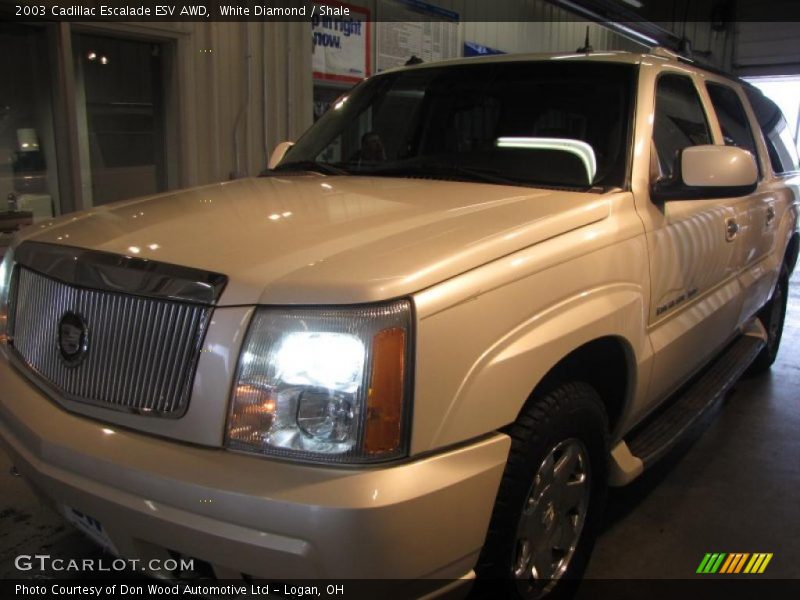White Diamond / Shale 2003 Cadillac Escalade ESV AWD