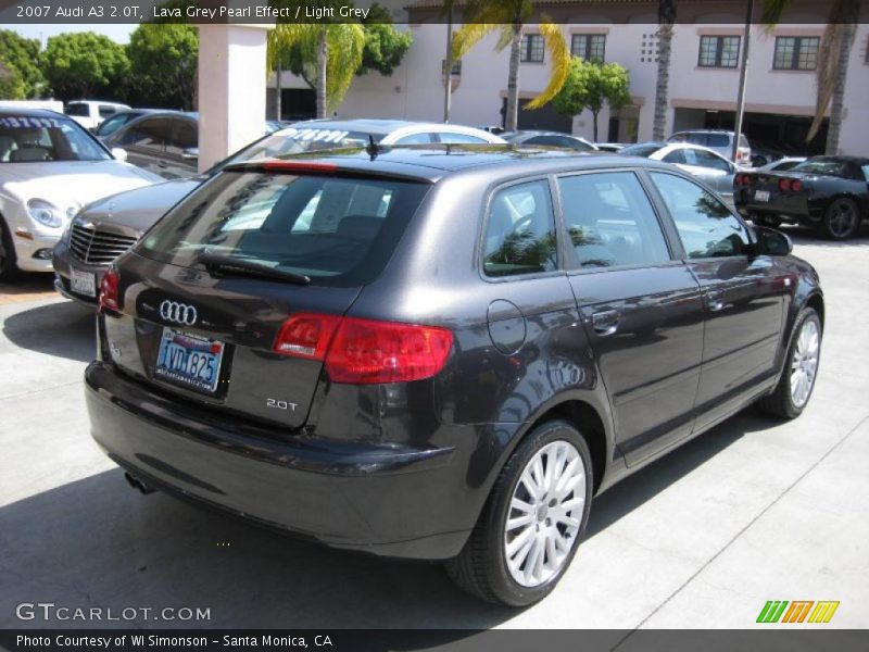 Lava Grey Pearl Effect / Light Grey 2007 Audi A3 2.0T