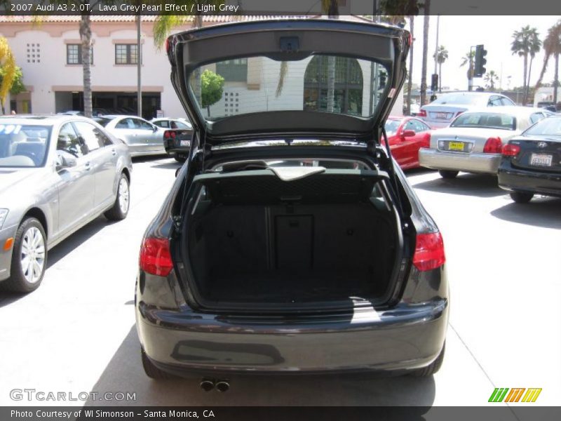 Lava Grey Pearl Effect / Light Grey 2007 Audi A3 2.0T