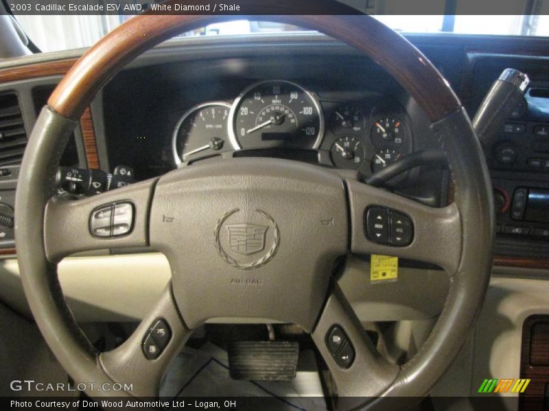 White Diamond / Shale 2003 Cadillac Escalade ESV AWD