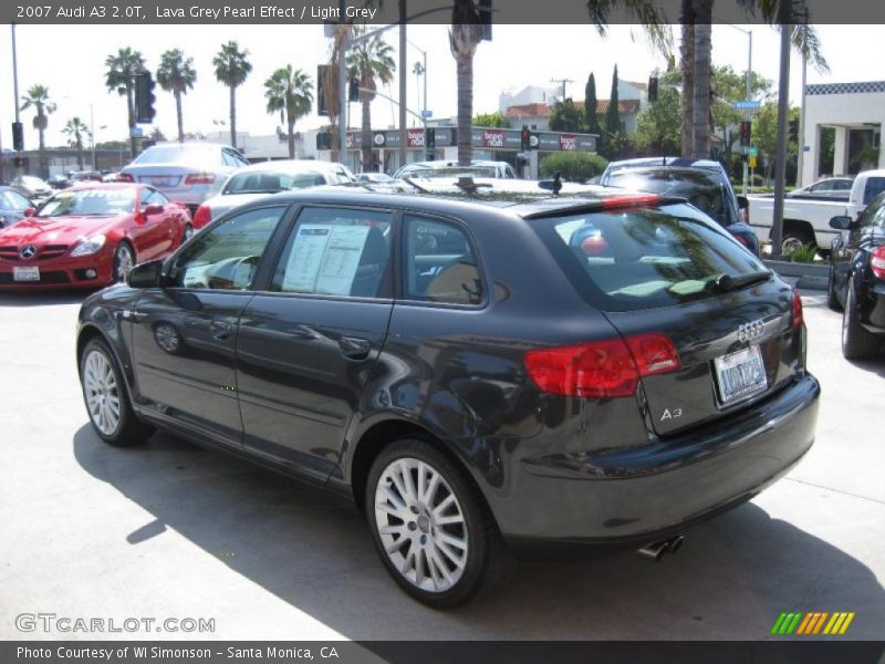 Lava Grey Pearl Effect / Light Grey 2007 Audi A3 2.0T