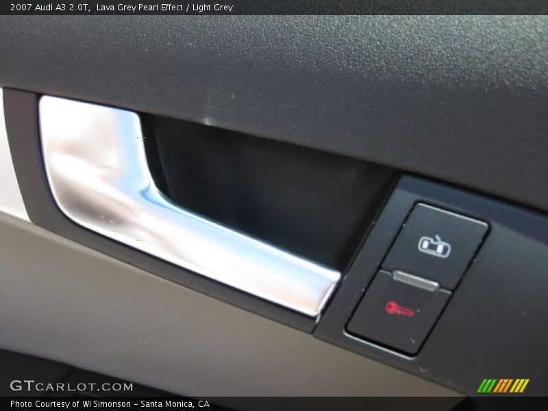 Lava Grey Pearl Effect / Light Grey 2007 Audi A3 2.0T