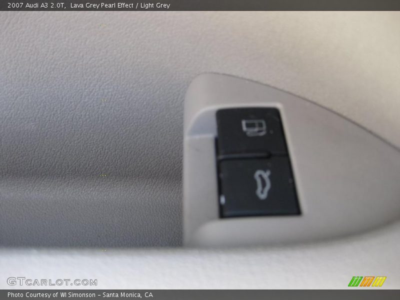 Lava Grey Pearl Effect / Light Grey 2007 Audi A3 2.0T