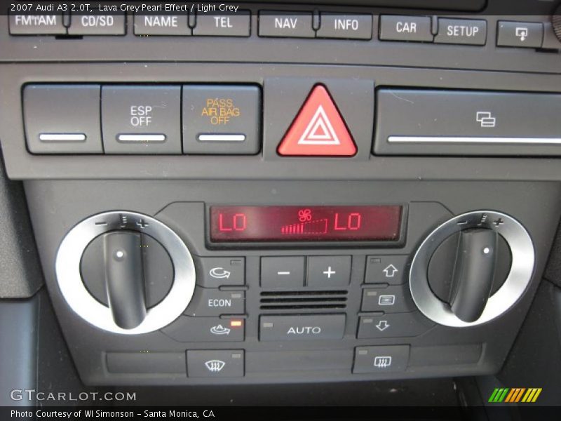 Controls of 2007 A3 2.0T