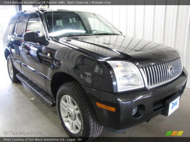 Black Clearcoat / Midnight Grey 2004 Mercury Mountaineer V8 Premier AWD