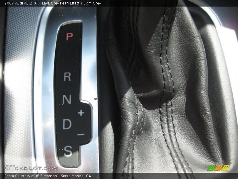 Lava Grey Pearl Effect / Light Grey 2007 Audi A3 2.0T
