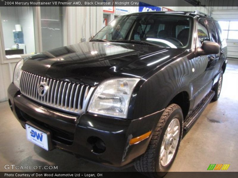 Black Clearcoat / Midnight Grey 2004 Mercury Mountaineer V8 Premier AWD