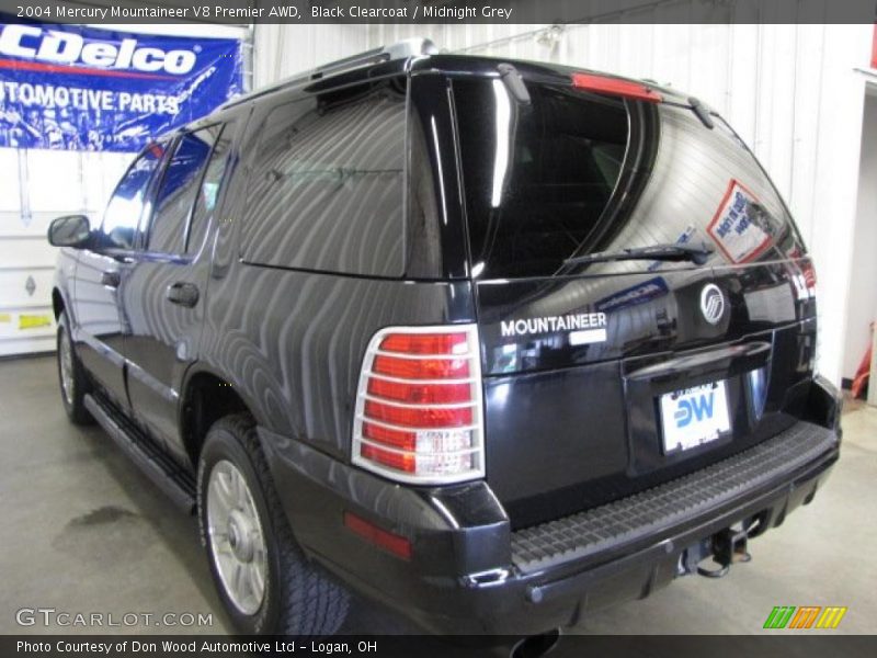 Black Clearcoat / Midnight Grey 2004 Mercury Mountaineer V8 Premier AWD