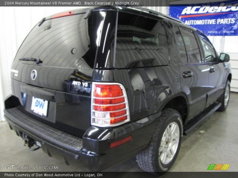Black Clearcoat / Midnight Grey 2004 Mercury Mountaineer V8 Premier AWD