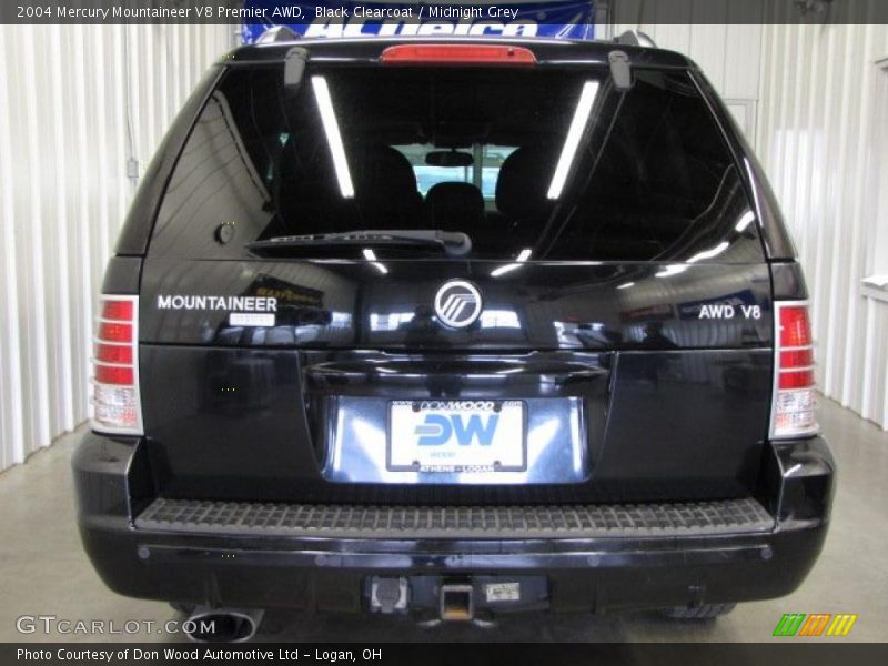 Black Clearcoat / Midnight Grey 2004 Mercury Mountaineer V8 Premier AWD