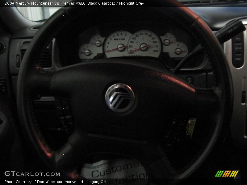Black Clearcoat / Midnight Grey 2004 Mercury Mountaineer V8 Premier AWD