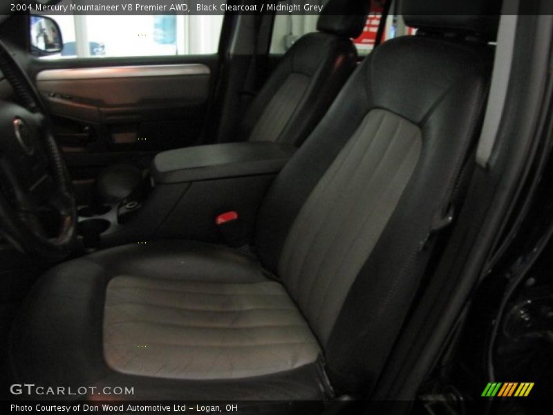 Black Clearcoat / Midnight Grey 2004 Mercury Mountaineer V8 Premier AWD