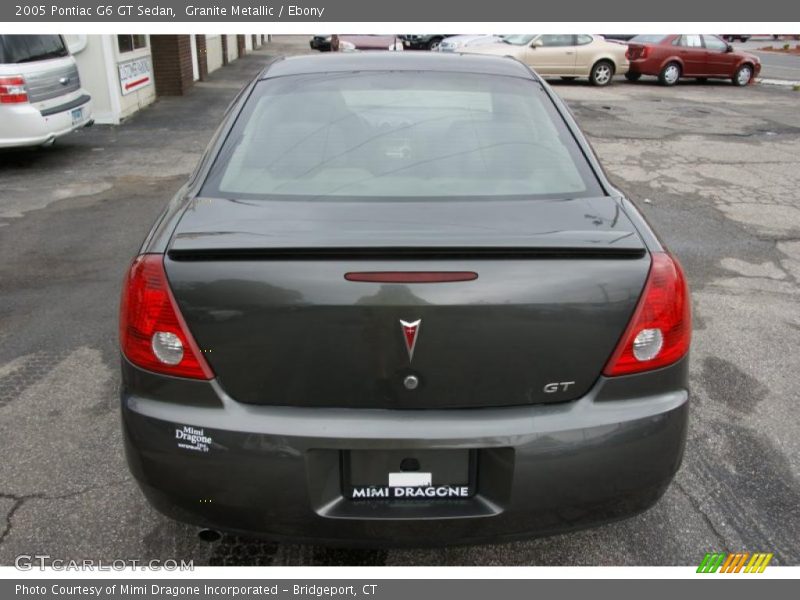 Granite Metallic / Ebony 2005 Pontiac G6 GT Sedan