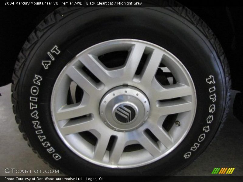 Black Clearcoat / Midnight Grey 2004 Mercury Mountaineer V8 Premier AWD
