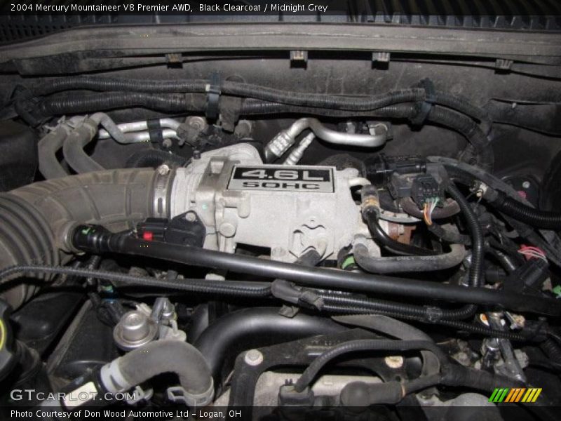 Black Clearcoat / Midnight Grey 2004 Mercury Mountaineer V8 Premier AWD