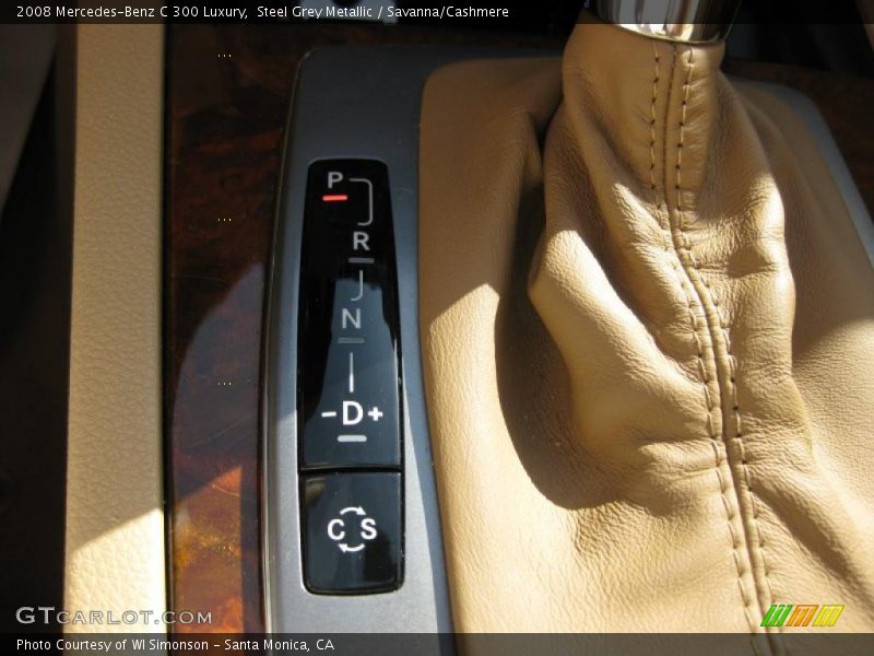Steel Grey Metallic / Savanna/Cashmere 2008 Mercedes-Benz C 300 Luxury