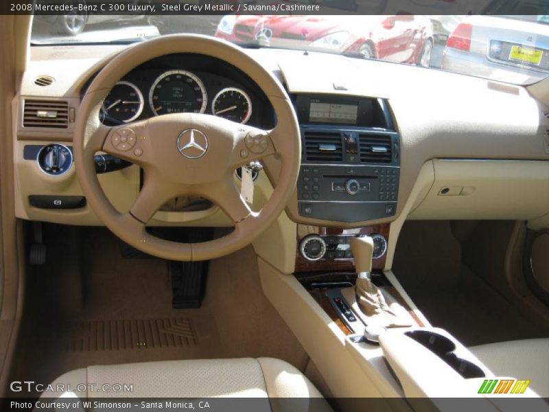 Steel Grey Metallic / Savanna/Cashmere 2008 Mercedes-Benz C 300 Luxury