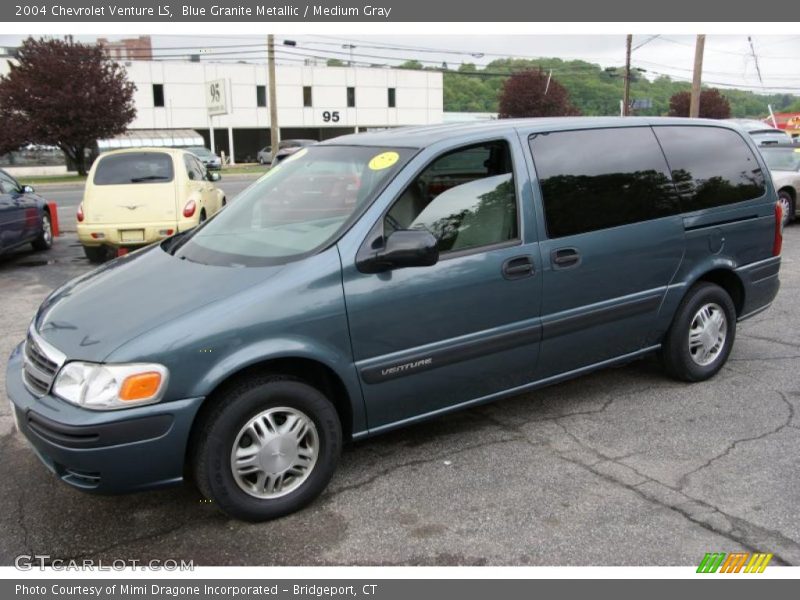 Blue Granite Metallic / Medium Gray 2004 Chevrolet Venture LS