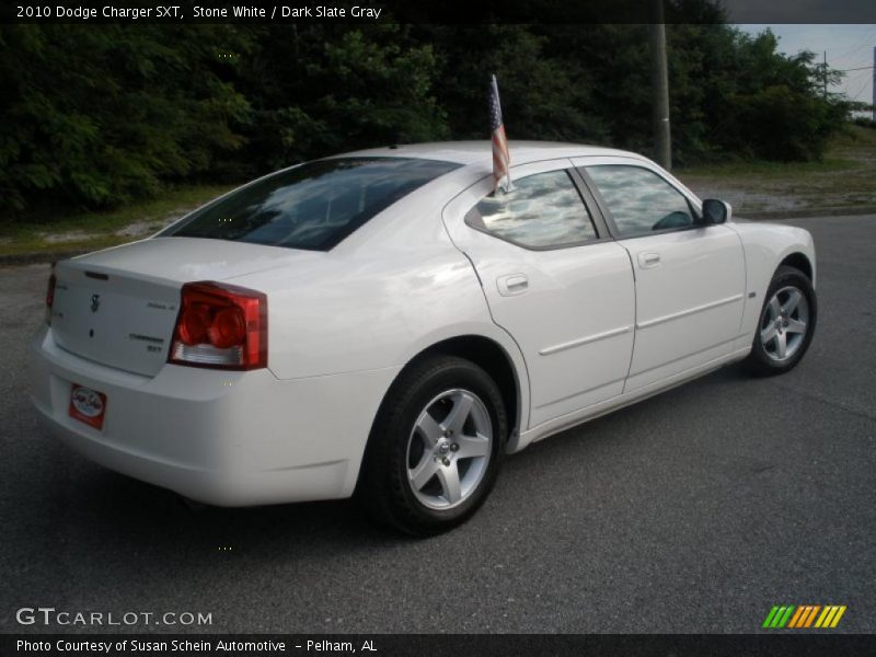 Stone White / Dark Slate Gray 2010 Dodge Charger SXT