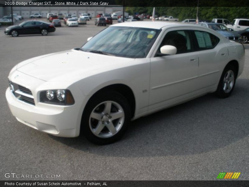 Stone White / Dark Slate Gray 2010 Dodge Charger SXT