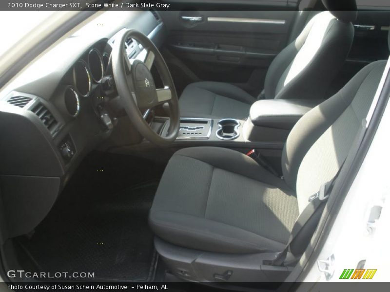 Stone White / Dark Slate Gray 2010 Dodge Charger SXT