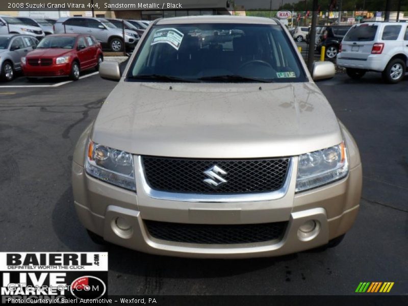 Sandstorm Metallic / Black 2008 Suzuki Grand Vitara 4x4