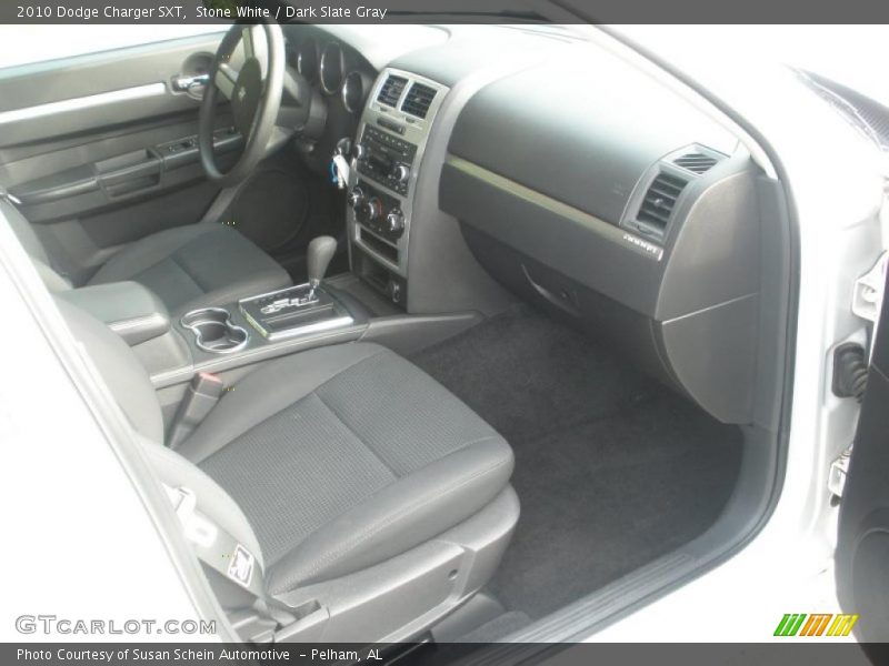 Stone White / Dark Slate Gray 2010 Dodge Charger SXT