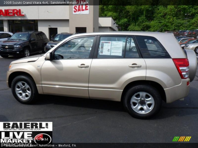 Sandstorm Metallic / Black 2008 Suzuki Grand Vitara 4x4