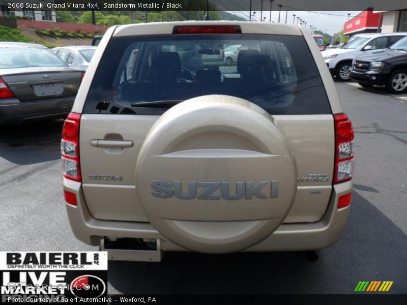Sandstorm Metallic / Black 2008 Suzuki Grand Vitara 4x4