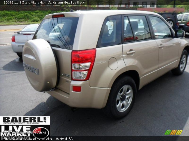 Sandstorm Metallic / Black 2008 Suzuki Grand Vitara 4x4