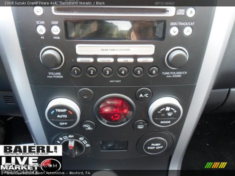 Sandstorm Metallic / Black 2008 Suzuki Grand Vitara 4x4
