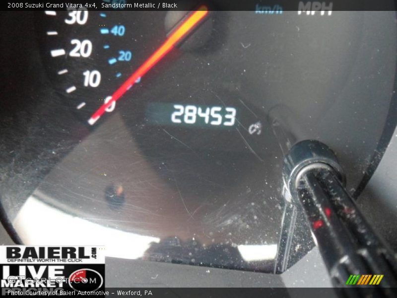 Sandstorm Metallic / Black 2008 Suzuki Grand Vitara 4x4