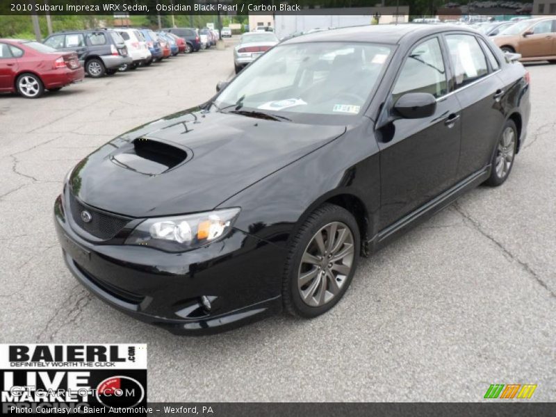 Obsidian Black Pearl / Carbon Black 2010 Subaru Impreza WRX Sedan