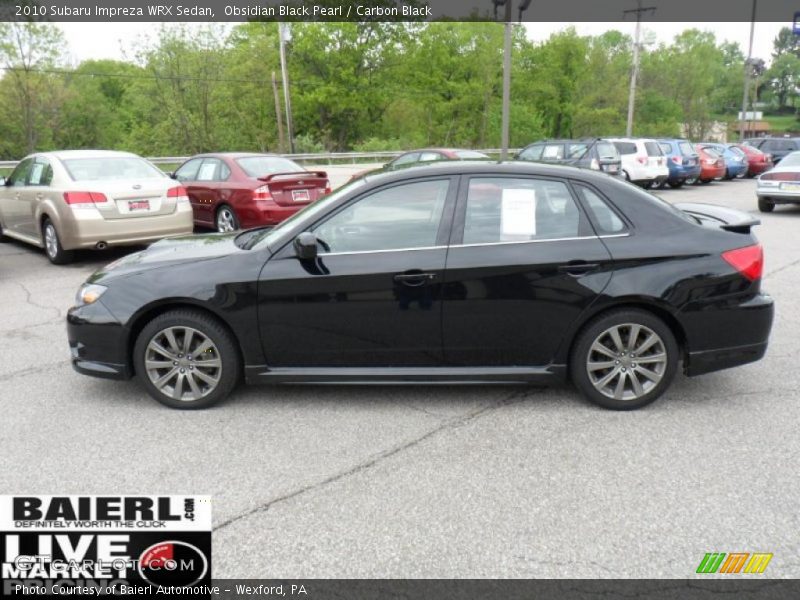 Obsidian Black Pearl / Carbon Black 2010 Subaru Impreza WRX Sedan