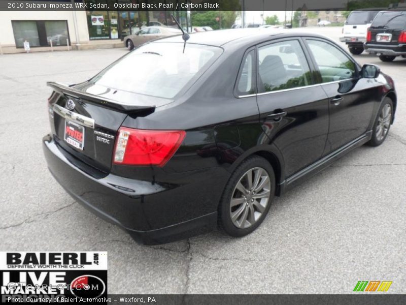 Obsidian Black Pearl / Carbon Black 2010 Subaru Impreza WRX Sedan