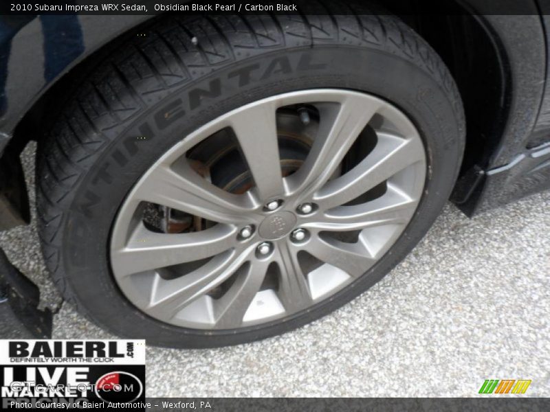 Obsidian Black Pearl / Carbon Black 2010 Subaru Impreza WRX Sedan