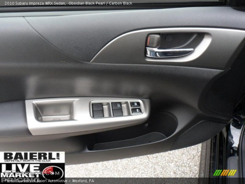 Obsidian Black Pearl / Carbon Black 2010 Subaru Impreza WRX Sedan