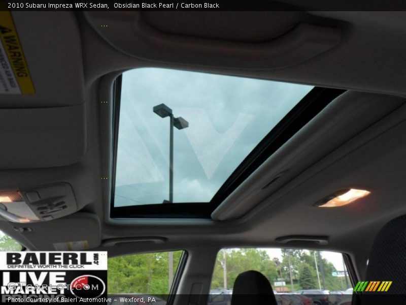 Obsidian Black Pearl / Carbon Black 2010 Subaru Impreza WRX Sedan