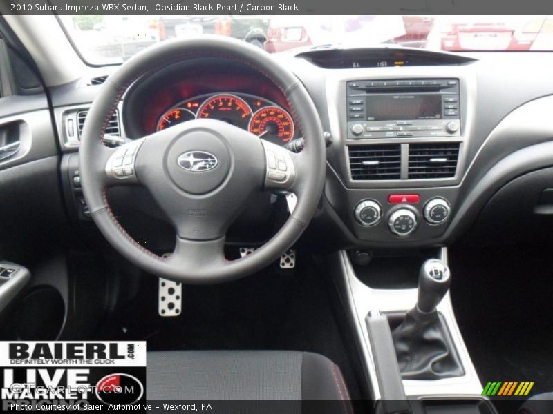 Obsidian Black Pearl / Carbon Black 2010 Subaru Impreza WRX Sedan