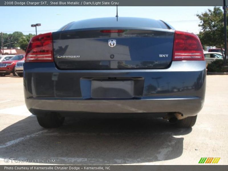Steel Blue Metallic / Dark/Light Slate Gray 2008 Dodge Charger SXT