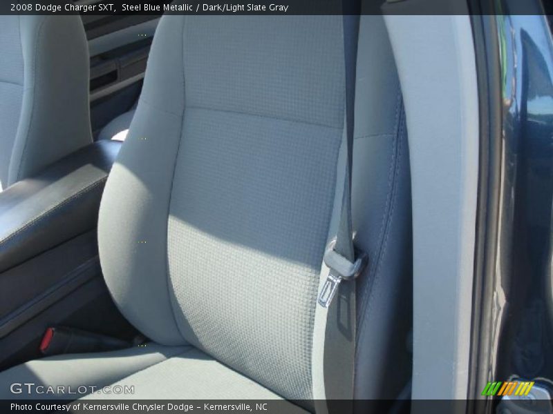 Steel Blue Metallic / Dark/Light Slate Gray 2008 Dodge Charger SXT