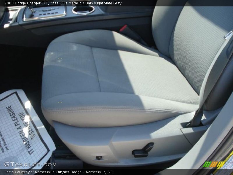 Steel Blue Metallic / Dark/Light Slate Gray 2008 Dodge Charger SXT