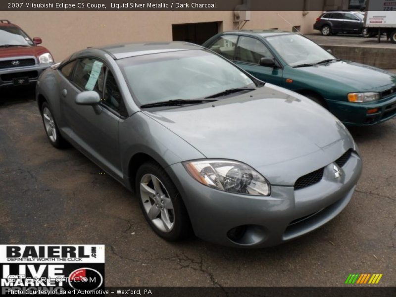 Liquid Silver Metallic / Dark Charcoal 2007 Mitsubishi Eclipse GS Coupe