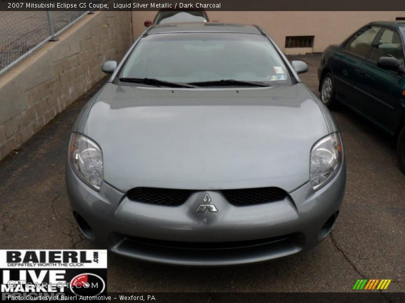 Liquid Silver Metallic / Dark Charcoal 2007 Mitsubishi Eclipse GS Coupe