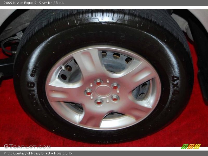 Silver Ice / Black 2009 Nissan Rogue S