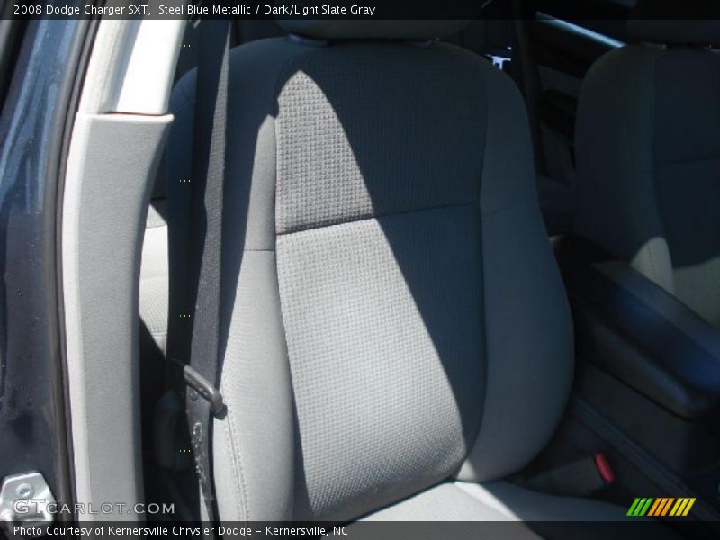 Steel Blue Metallic / Dark/Light Slate Gray 2008 Dodge Charger SXT