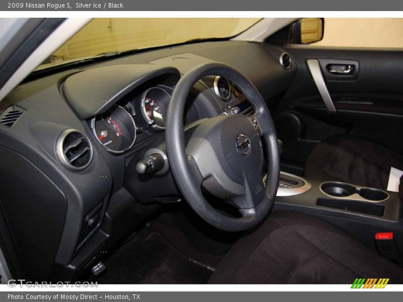 Silver Ice / Black 2009 Nissan Rogue S
