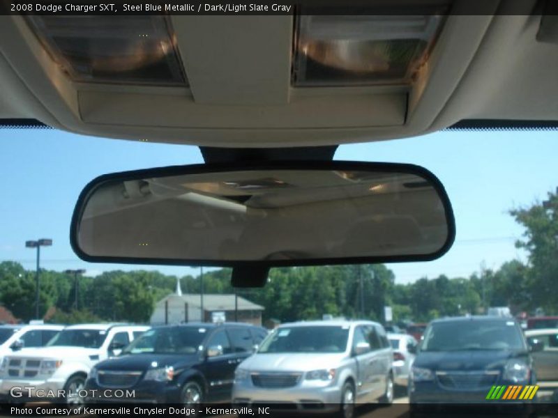 Steel Blue Metallic / Dark/Light Slate Gray 2008 Dodge Charger SXT